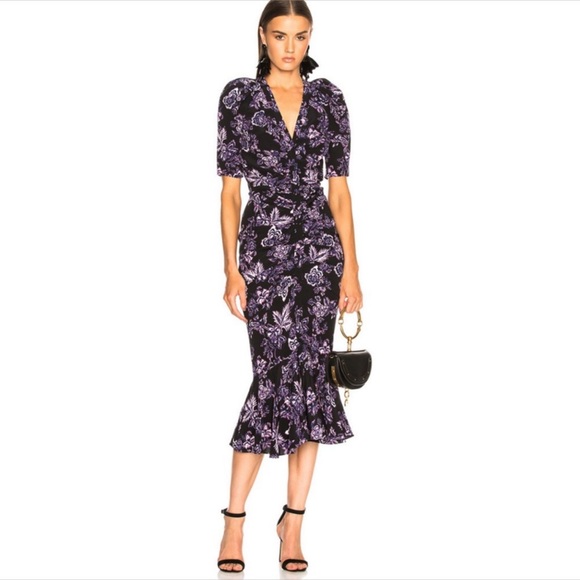 Veronica Beard Kent Midi Dress Sz 4 - Picture 1 of 4